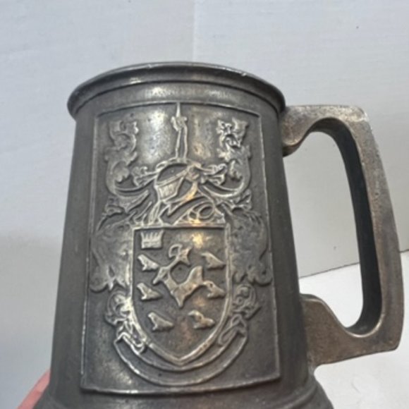 VTG 1960's RWP Wilton Pewter Stein Mug Coat of Arms/Crest USA - Picture 8 of 8